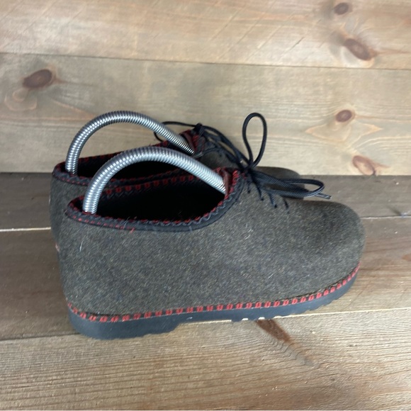 Stegmann wooly n wild womens size 7 shoes gray wool comfort lace up sneakers - Picture 2 of 8